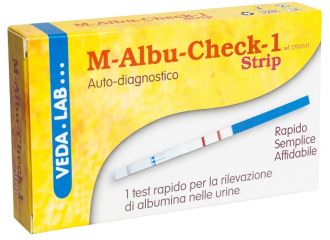 M-albu-check-1 strip 1 pezzo