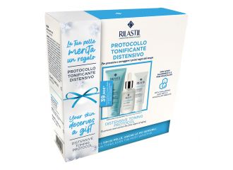 Rilastil hydrotenseur cofanetto natale gel detergente + siero antirughe + crema antirughe