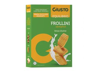 Giusto senza glutine frollini semplici 250 g