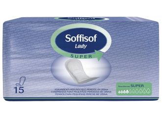 Pannolone per incontinenza soffisof lady classic super 15 pezzi
