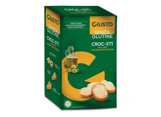 Giusto senza glutine croc-sti' con olio extravergine d'oliva 100 g