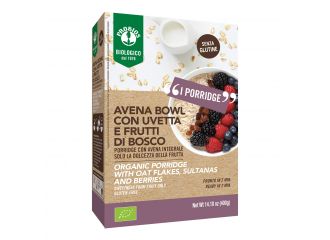 Probios bio avena bowl frutti di bosco porridge con avena integrale 400 g