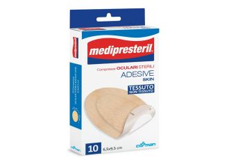 Medipresteril compressa oculare adesive skin 10 pezzi