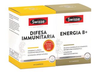 Swisse bipack difesa immunitaria 60 compresse + energia b 50 compresse