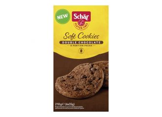 Schar soft cookie double chocolate 210 g