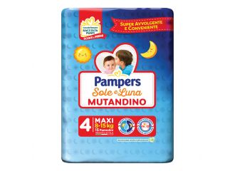 Pampers sole luna mutandina maxi 15 pezzi