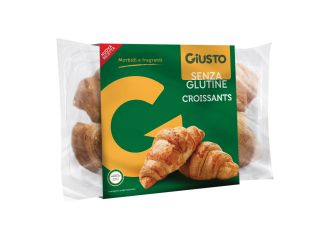 Giusto senza glutine croissant 4 pezzi da 80 g