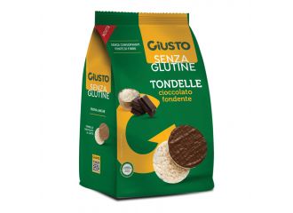 Giusto senza glutine tondelle al cioccolato fondente 60 g