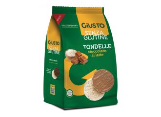 Giusto senza glutine tondelle al cioccolato al latte 60 g