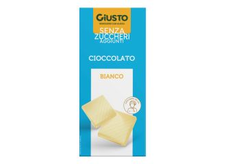 Giusto senza zucchero cioccolato bianco 85 g