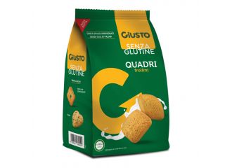 Giusto senza glutine quadri frollini 200 g