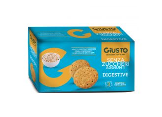 Giusto senza zucchero biscotti digestive 3 pezzi da 75 g