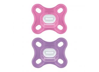 Mam comfort 0-2 mesi silicone confezione doppia femmina