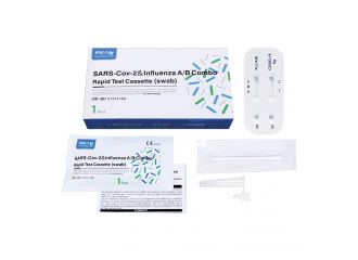 Test antigenico rapido covid-19 realy autodiagnostico determinazione qualitativa antigeni sars-cov-2/influenza a+b in tamponi nasali mediante immunocromatografia