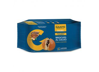 Giusto diabel brioche cacao 4 pezzi da 45 g