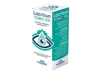 Soluzione oftalmica ipertonica lacrisun tonic 5% 10 ml