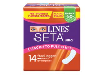 Lines seta ultra assorbenti leggero dwct 14 pezzi