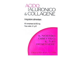 Acido ialuronico & collagene 60 compresse