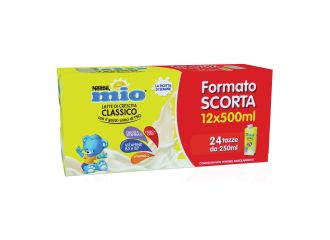 Mio latte crescita classico 12 pezzi da 500 ml