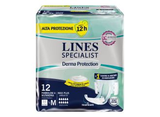 Pannolone mutandina lines specialist derm ap m 12 pezzi