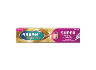 Crema adesiva protesi dentali polident power max super tenuta+comfort 70 g
