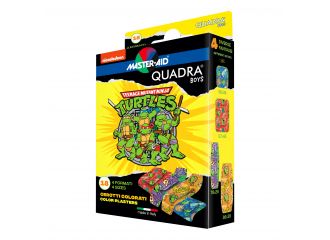 Cerotto master-aid quadra boys ninja turtles assortiti 18 pezzi