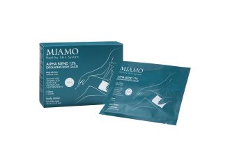Miamo body renew alpha blend 13% exfoliating body gauze inbevute 6 buste