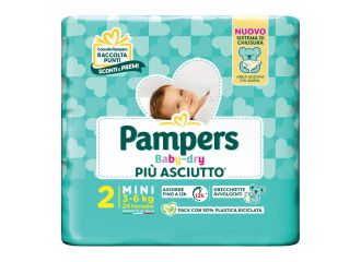 Pampers baby dry pannolino downcount mini 24 pezzi
