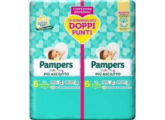 Pampers baby dry pannolino duo downcount xl 26 pezzi