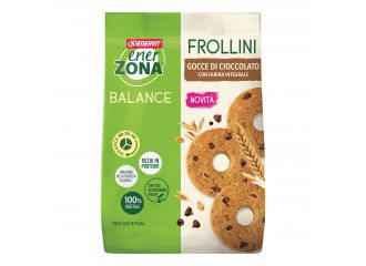 Enerzona frollini integrale gocce cioccolato 250 g