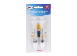 Siringa meds irrigazione naso senza ago 10 ml 2 pezzi