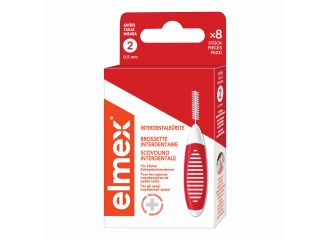 Elmex interdental brush red 0,5mm 8 pezzi