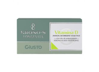Giusto vitamina d kronos origine vegetale 30 compresse