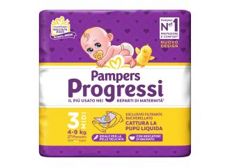 Pampers progressi midi 27 pezzi