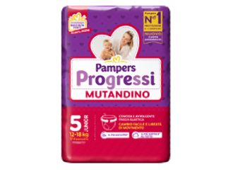 Pampers progressi mutandina junior 17 pezzi