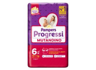 Pampers progressi mutandina xl cp 15 pezzi