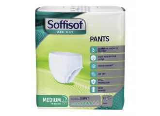 Pannolone soffisof air dry pants super medium 10 pezzi