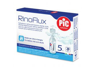 Rinoflux soluzione ipertonica nasale pic 20 fiale 5 ml