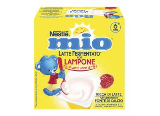 Mio merenda latte fermentato lampone 4 pezzi da 100 g