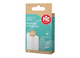 Cerotto pic green cotone bio medio 20 pezzi