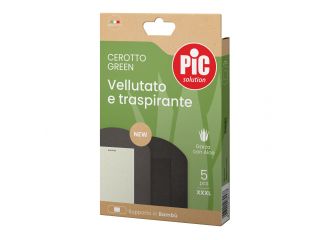 Cerotto pic green bambu' aloe sterile 10x15 cm 5 pezzi