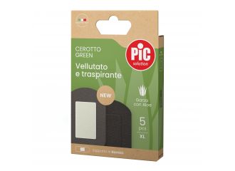 Cerotto pic green bambu' aloe sterile 5x7,5 cm 5 pezzi