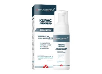 Kurac mousse detergente viso 100 ml braderm