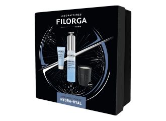Filorga xmas box hydra 2023 1 hydra hyal serum 30 ml + 1 hydra hyal cream 15 ml + 1 mini candle