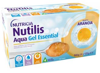Nutilis aqua gel arancia 4 pezzi da 125 g