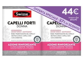 Swisse capelli forti donna bipack 30+30 compresse