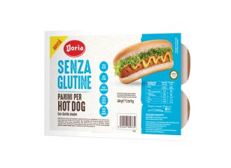 Doria panini per hot dog hb 2 pezzi da 75 g