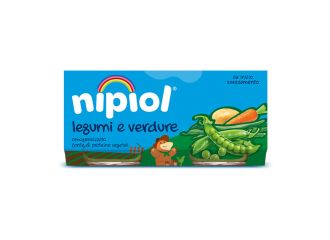 Nipiol omogeneizzato legumi e verdure 2 pezzi da 80 g