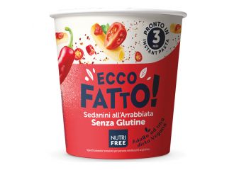 Nutrifree ecco fatto sedanini all'arrabbiata 70 g
