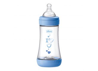 Chicco biberon p5 240ml med silicone boy